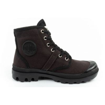 4. Damen Sportschuhe, Stiefeletten, Palladium Pallabrousse, schwarz