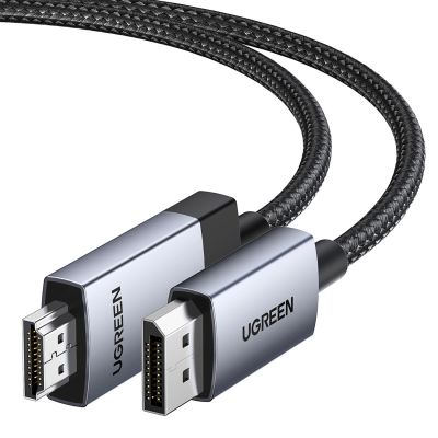 2. Ugreen DP119 15774 DisplayPort / HDMI 4K 60Hz Kabel 2m - Grau