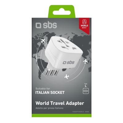 2. SBS IT Reiseadapter – Universal – Weiß