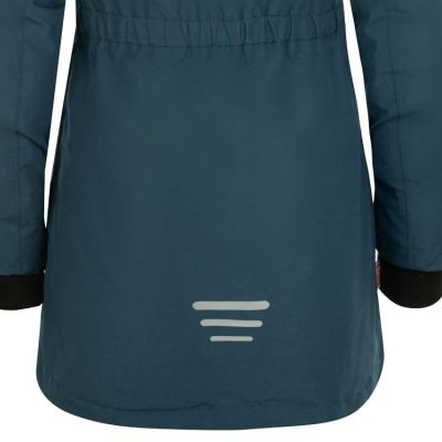 6. Trollkids Mädchen Alesund Mantel Kinder wasserdichte Daunenjacke mit Kapuze Winter Marineblau (301-142)