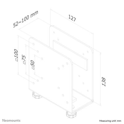 11. Neomounts THINCLIENT-20 Computerhalterung Schwarz