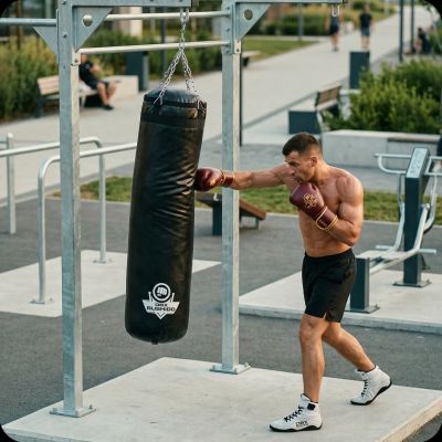 16. Boxsack - 140 Schwarz - 140 cm / 40 kg