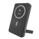 Dudao K14S+ 10000mAh 22,5W Magnetische Powerbank USB-A + USB-C kompatibel mit MagSafe und Ständer - Schwarz