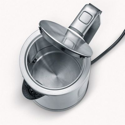 6. Severin 3418000 Wasserkocher 1,7 l 3000 W Schwarz, Edelstahl