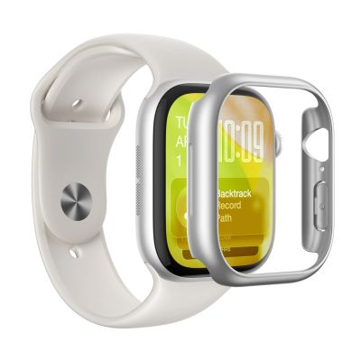 3. AmazingThing Minimalistische Schutzhülle für Apple Watch Series 11 46 mm – Silber