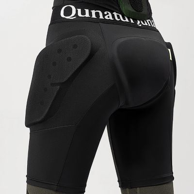 6. Qunature Ski-Hüftprotektoren – Basic M Ski, Snowboard, Skates – Schwarz