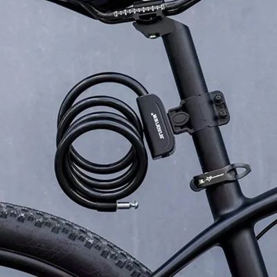 3. Rockbros RKS515-BK Fahrradschloss mit 1,1 m Schlüssel – Schwarz