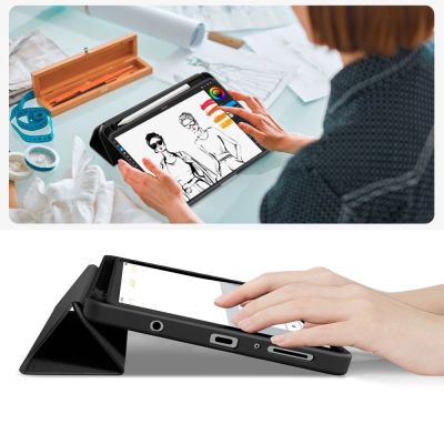 13. Tech-Protect SC Pen Canvas Case für Samsung Galaxy Tab A9 / A11 8.7 X110 / X115 / X133 / X135 - Schwarz