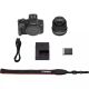 14. Canon EOS R100 spiegellose Systemkamera + RF-S 18-45mm F4.5-6.3 IS STM Objektiv, 24,1 MP, ISO-Empfindlichkeit (max.) 12800, Displaydiagonale 3,0 Zoll, WLAN-Netzwerk: Automatisch/Manuell, CMOS-Sensor, Schwarz