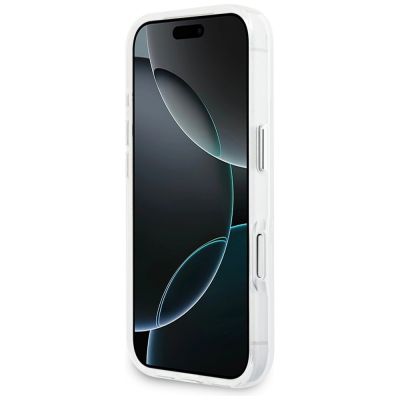 5. Guess IML Gradient Triangle Logo MagSafe Hülle für iPhone 17 Pro - Transparent