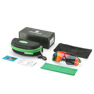 3. Rockbros polarisierte Kinderbrillen schwarz und blau