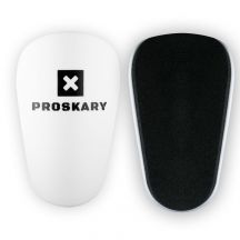 Proskary Mini weiße Fußball-Schienbeinschoner