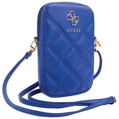 3. Guess Zip Quilted 4G Tasche – Blau