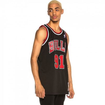 3. Mitchell & Ness Chicago Bulls NBA Swingman Ausweichtrikot Bulls 97 Dennis Rodman SMJYGS18152-CBUBLCK97DRD