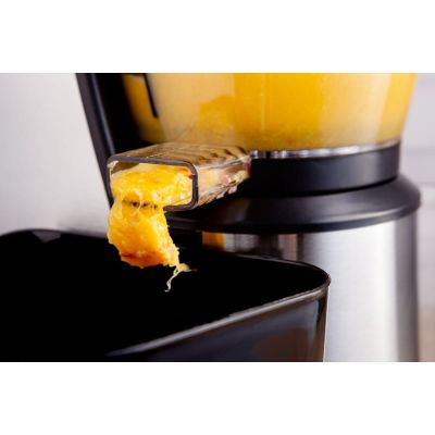 21. ELDOM Slow Juicer PJ400 400W Silber-Schwarz, BPA-frei, Schnecke 80 [U/min]