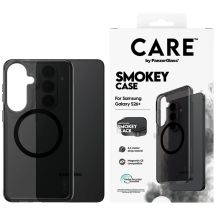 CARE by PanzerGlass Urban Explorer Smokey Hülle mit schwarzem Qi für Samsung Galaxy S26+ - Schwarz