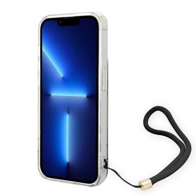 4. Guess GUOHCP14LH4STW iPhone 14 Pro 6.1 "braun / braun Hardcase 4G Print Strap