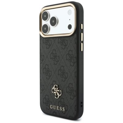 2. Guess 4G Hülle mit MagSafe-Portemonnaie für iPhone 18 Pro Max / 17 Pro Max – Schwarz