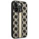 4. Karl Lagerfeld KLHCP14XPGKLSKW iPhone 14 Pro Max 6,7" Hardcase braun / braun Monogram Stripe