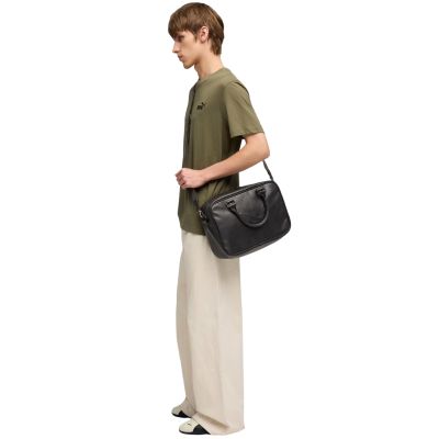 5. Puma Herren ESS Small No. 1 Logo T-Shirt (Größe S), Olivgrün, 682535 81