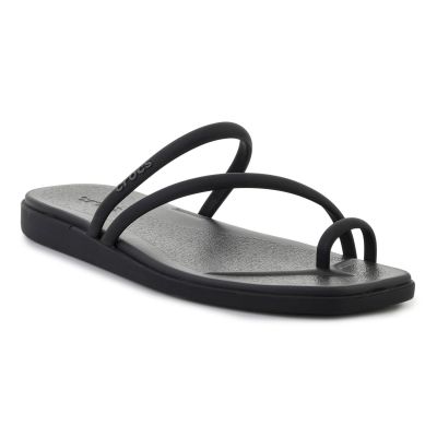 CROCS MIAMI Zehenschlaufensandale in Schwarz 209862-001