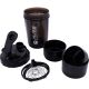 12. FITNESS-SHAKER-FLASCHE 500ML BLACK PURE 2 IMPROVE