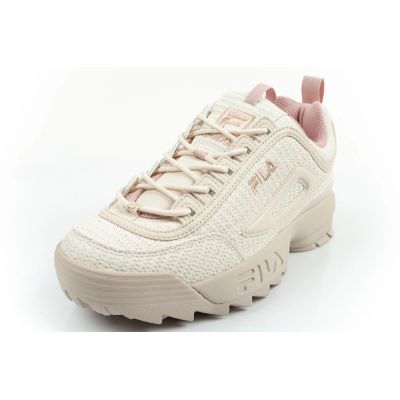 3. Fila Disruptor Damenschuhe, modische Sportschuhe, beige, bequem