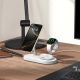 7. Tech-Protect A12 3in1 MagSafe induktives Ladegerät für Smartphone / Kopfhörer / Smartwatch - Weiß