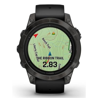 26. Garmin EPIX PRO g2 47 mm Schiefergrau Schwarz / Schwarzes Band Sportuhr