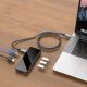 7. Tech-Protect UltraBoost Max USB-C 4.0 / USB-C 4.0 PD-Kabel 240 W 8K 40 Gbit/s 1 m – Grau