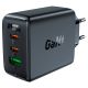 4. Acefast Schnellladegerät GaN (2x USB-C / USB-A) PPS / PD / QC4+ 65W weiß (A41)