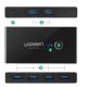 7. Ugreen Switchbox HUB Switch 4x USB 3.2 Gen 1 USB-Splitter für zwei Computer schwarz (US216 30768)