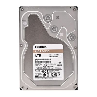8. Toshiba BULK N300 NAS Festplatte 6 TB 512 MB - HDD - Serial ATA