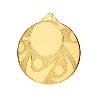 Allgemeine Goldmedaille mit Platz für ein 25-mm-Emblem – Stahlmedaille