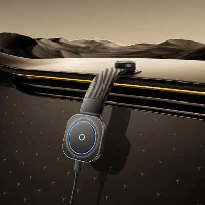 12. Baseus PrimeTrip C03Pro Kfz-Armaturenbretthalterung mit kabellosem Ladegerät, MagSafe-kompatibel – Schwarz
