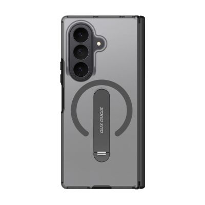 Dux Ducis Kind Hülle für Samsung Galaxy Z Fold 8 Ultra / Z Fold 7 mit Ständer, kompatibel mit MagSafe – Schwarz