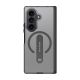 Dux Ducis Kind Hülle für Samsung Galaxy Z Fold 8 Ultra / Z Fold 7 mit Ständer, kompatibel mit MagSafe – Schwarz