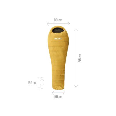 4. MILLET Light Down 10 Schlafsack, gelb
