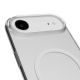 7. Puro Lite Mag TPU+PC Hülle kompatibel mit MagSafe für iPhone 17 Air - Transparent mit weißem Ring