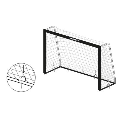 9. Meteor Fußballtor 240x160x85 cm 16927