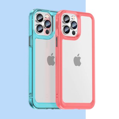 11. Outer Space Case für iPhone 12 Pro Max Hardcover mit Gelrahmen blau