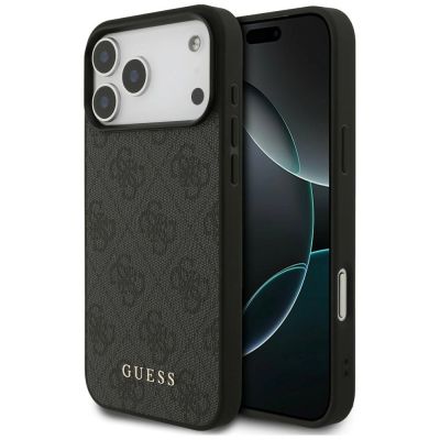 Guess 4G Classic Hülle für iPhone 17 Pro Max / 18 Pro Max – Schwarz