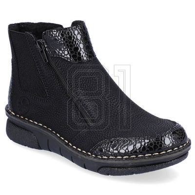 8. Bequeme, isolierte Stiefeletten mit Reißverschlüssen Rieker W RKR555