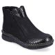 8. Bequeme, isolierte Stiefeletten mit Reißverschlüssen Rieker W RKR555