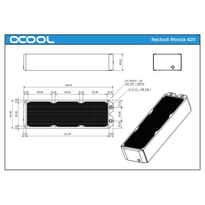 6. NexXxoS Monsta 420mm Radiator