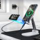 5. PD60W USB-C-zu-USB-C-Digitaldisplay, 1,2 m Nylonkabel – blau
