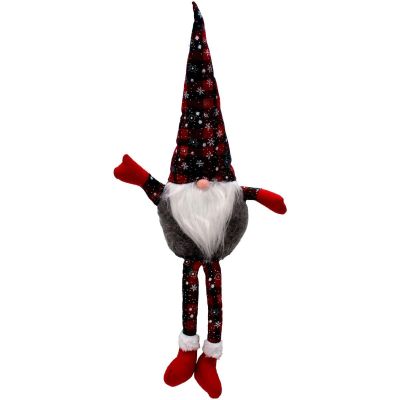 2. Dekorative Elster 30+20CM Grün Roter Stiel