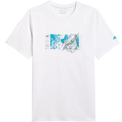 2. Herren-T-Shirt 4F M2823 weiß 4FWSS26TTSHM2823 10S