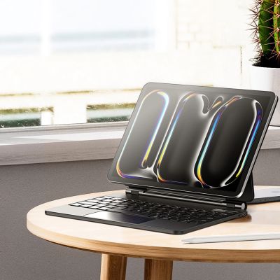 3. Dux Ducis Keyboard (MK Series) Hülle mit Bluetooth-Tastatur für iPad Pro 11" 2024 – Schwarz