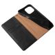 12. Magnet Strap Case für Samsung Galaxy S23 Flip Wallet Mini Lanyard Stand Schwarz